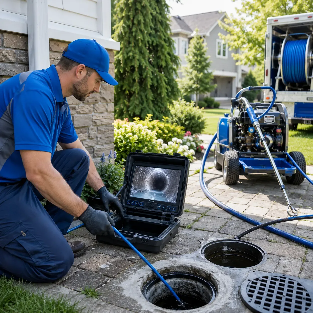 Outdoor drain cleaning professionals serving Chenoa, IL